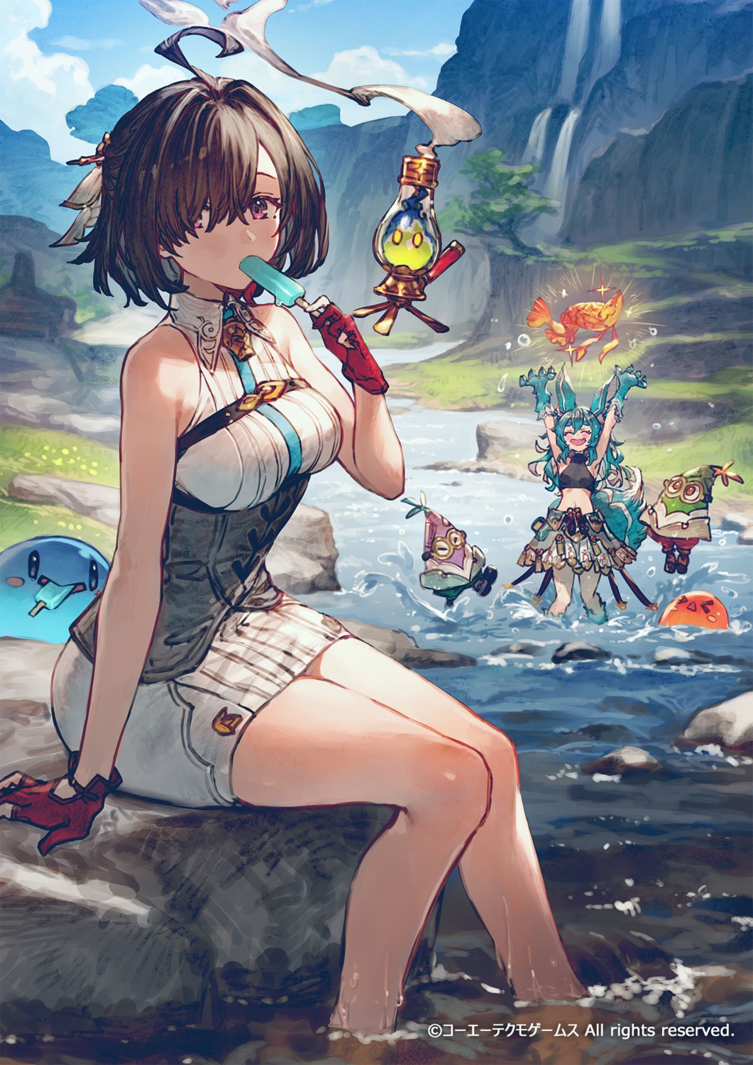 animal_ears, atelier, atelier_yumia, benitama, flammi, koei_tecmo, lenja, tail