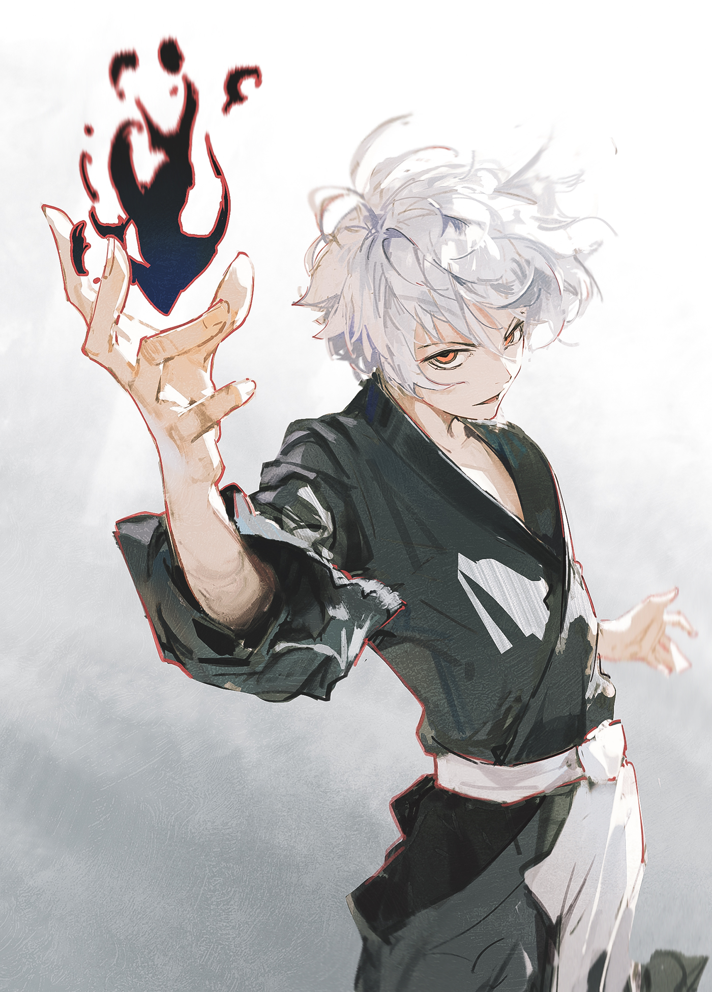 dinoartforame, gabimaru, japanese_clothes, jigokuraku, male
