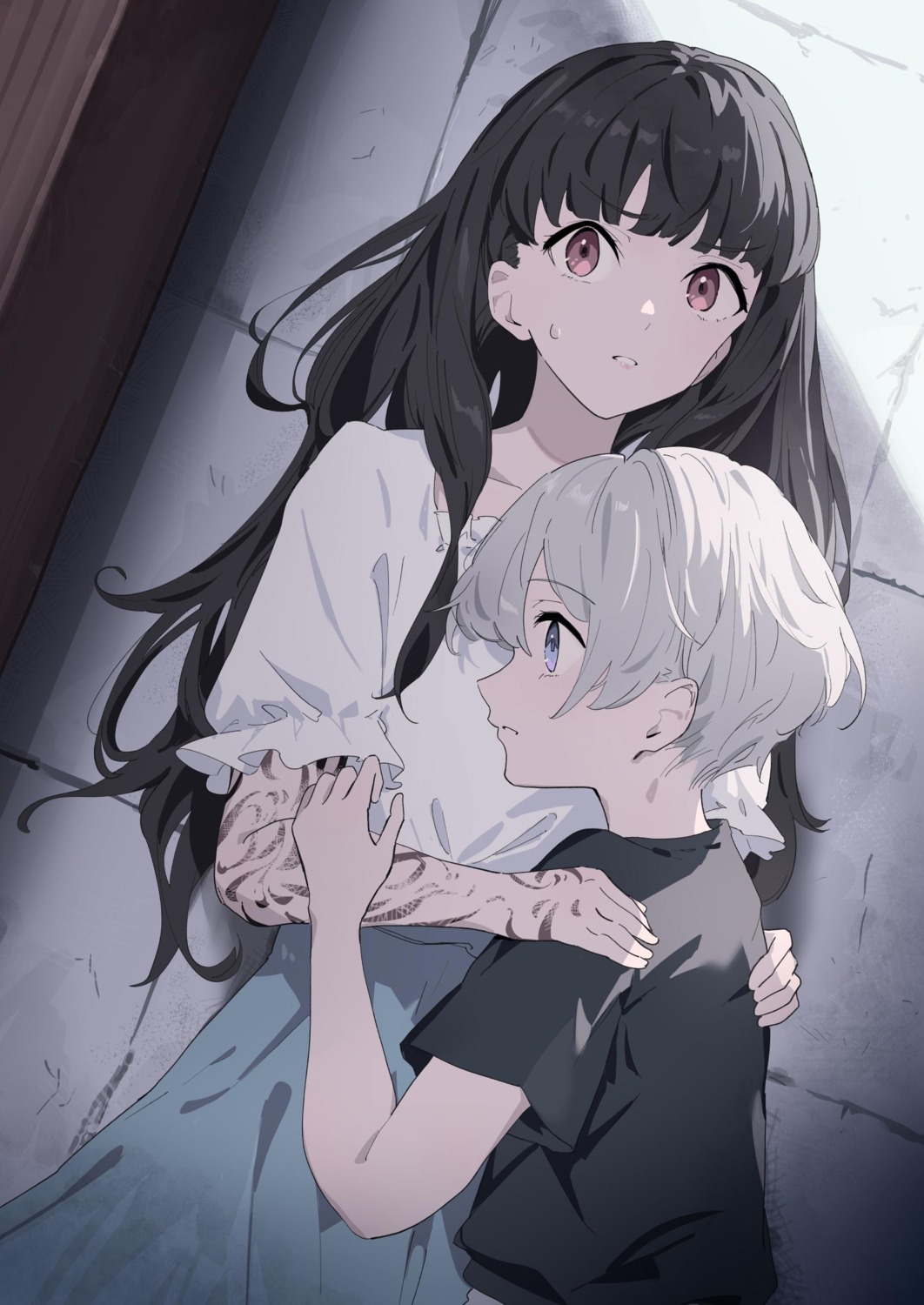 kodamazon, natsume_uta, shiroharu_ao, tattoo, watashi_no_kaidanshi_wa_ponkotsu_kawaii