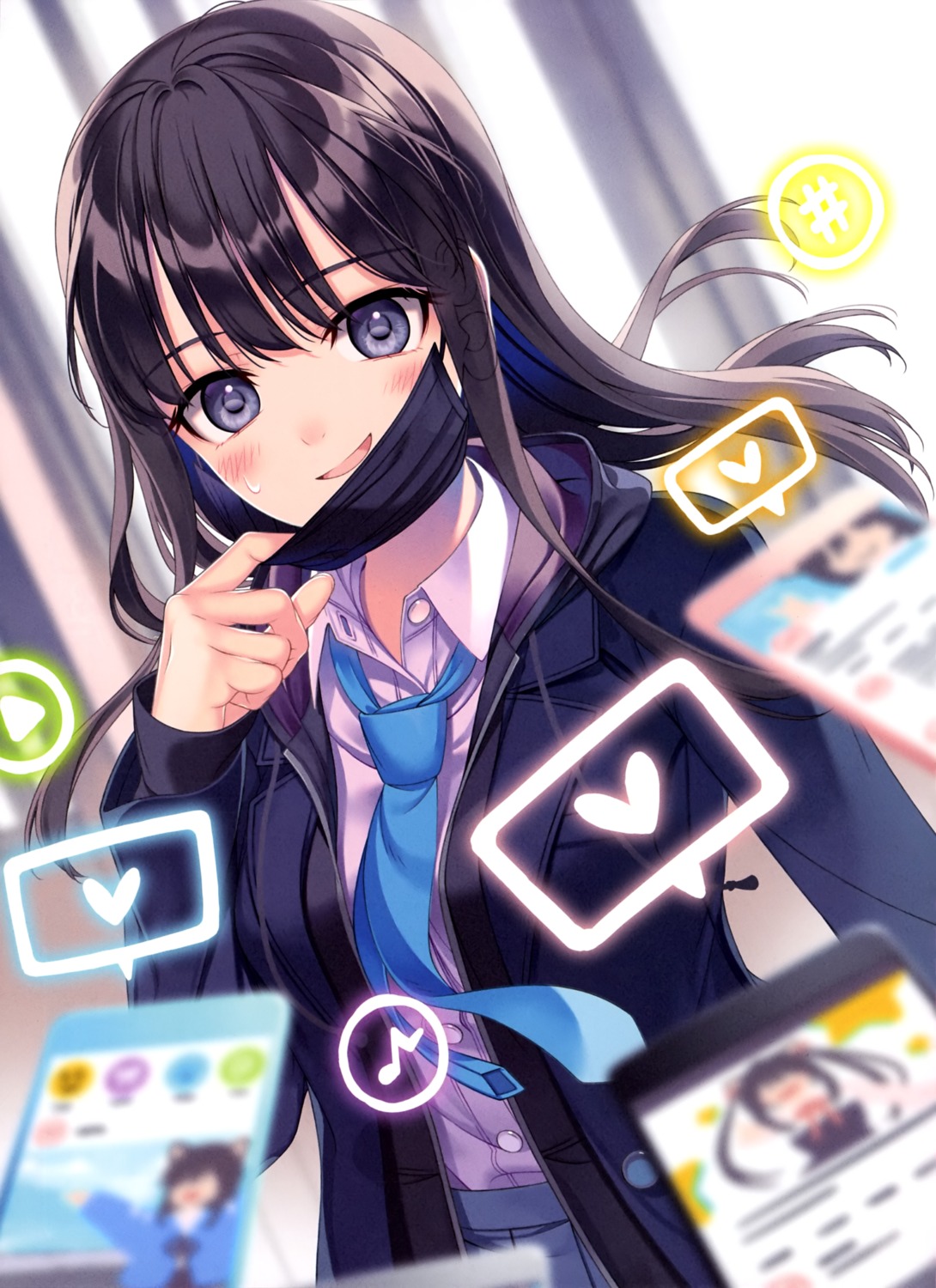 amamiya_chiharu, seifuku