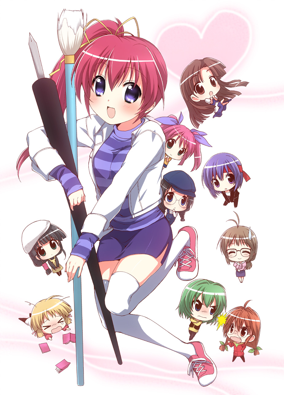 comic_party, haga_reiko, hasebe_aya, inagawa_yuu, makimura_minami, mikage_subaru, oba_eimi, sakurai_asahi