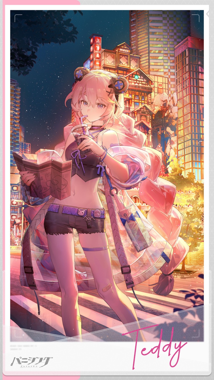 animal_ears, bandaid, garter, punishing:_gray_raven, see_through, tagme, teddy_(punishing:_gray_raven), torn_clothes