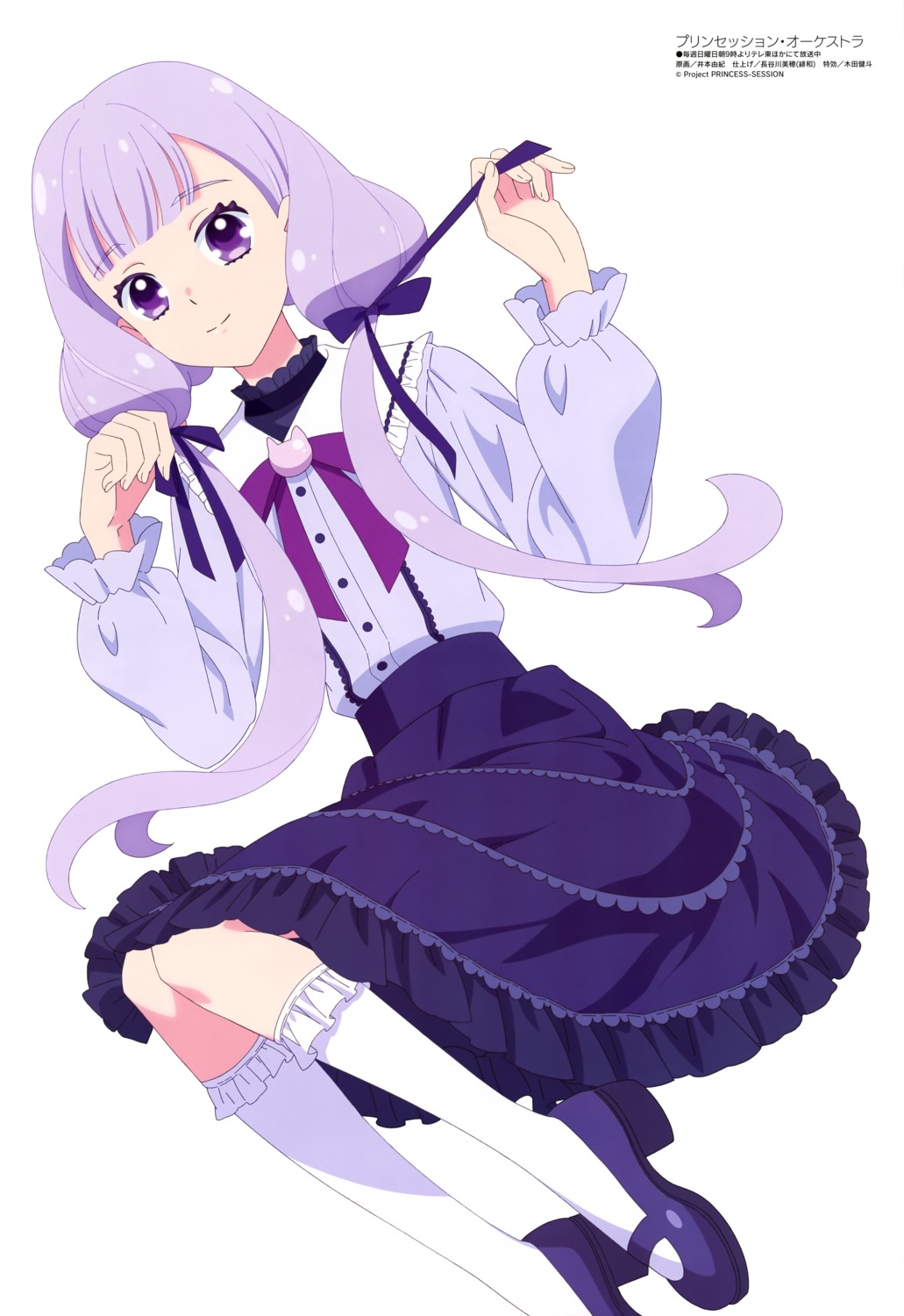 imoto_yuki, kazahana_lily, lolita_fashion, princession_orchestra, skirt_lift