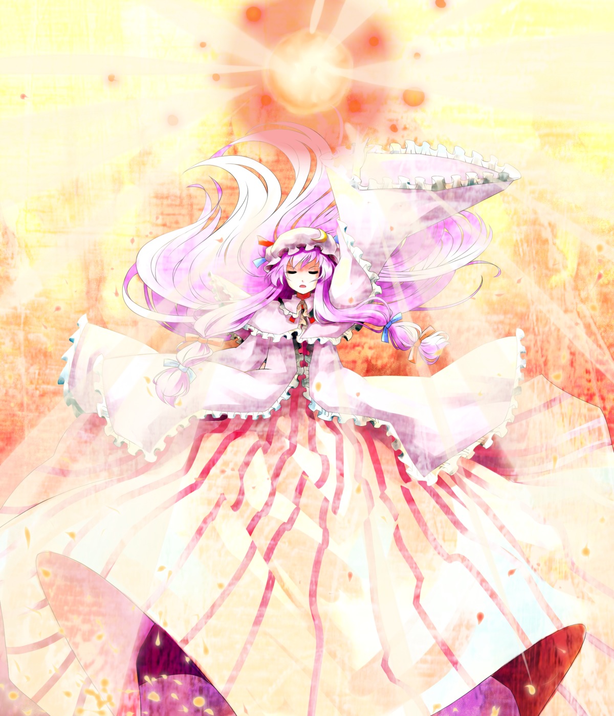 dress, patchouli_knowledge, touhou, vetina