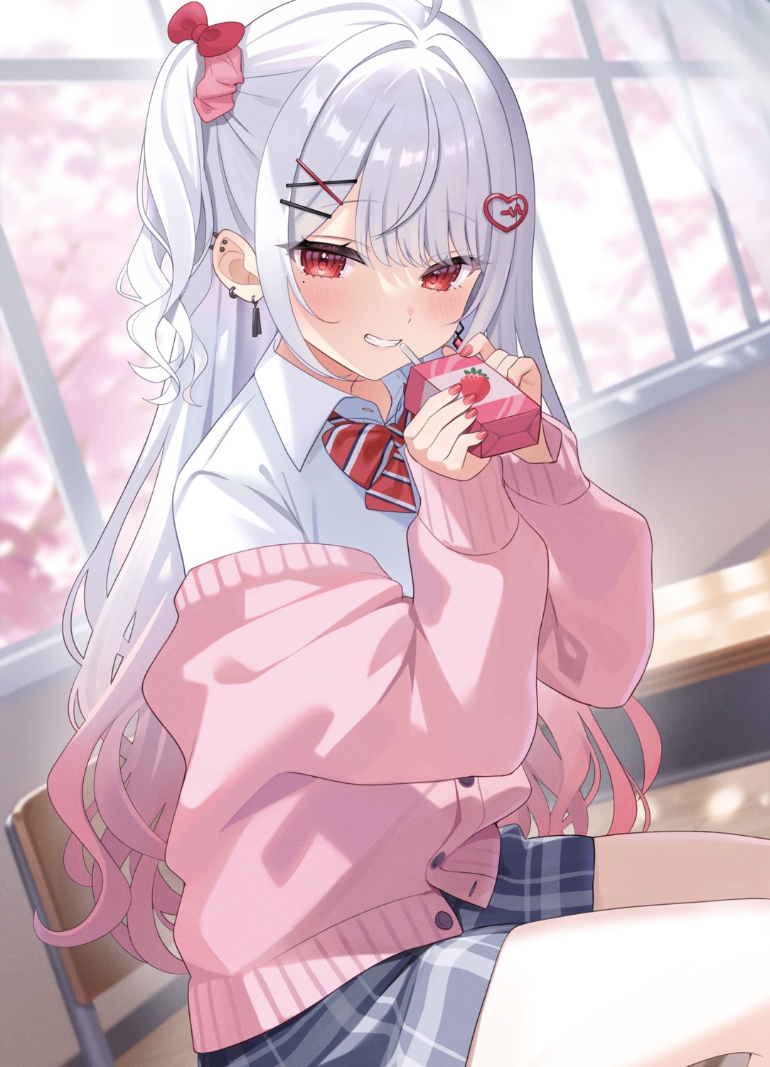 hanamiya_rica, hatsuno_xxx, indie_virtual_youtuber, seifuku, sweater