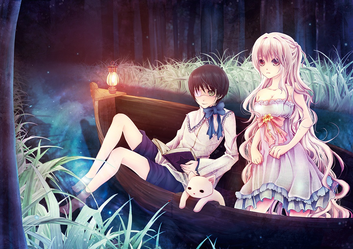 cleavage, dress, neko, nyaroro, summer_dress