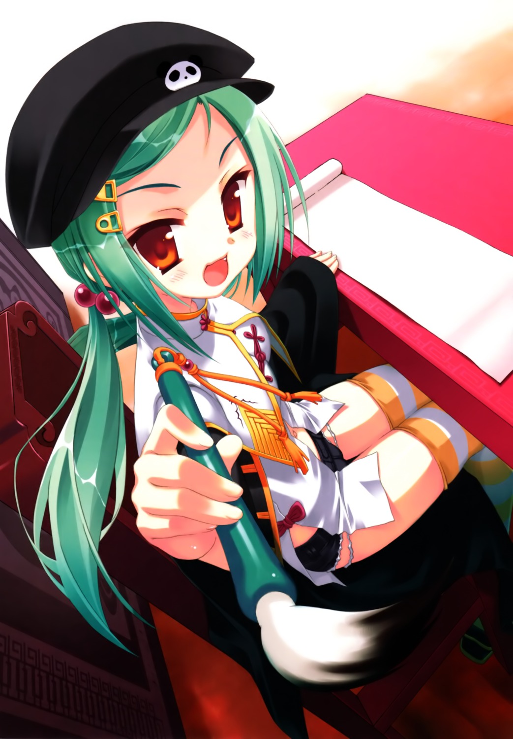 chinkyuu, koihime_musou, muririn, thighhighs