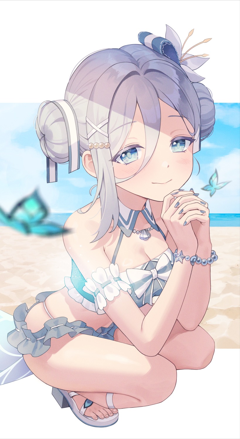 bikini, eternal_return:_black_survival, heels, newthi, swimsuits, vanya_(black_survival)