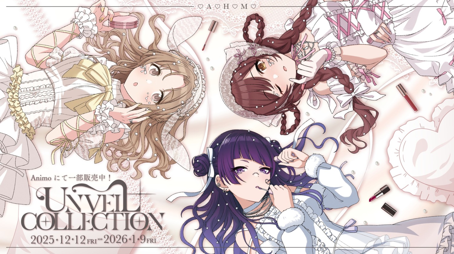 animal_ears, bunny_ears, dress, ichikawa_hinana, lolita_fashion, oosaki_amana, tagme, tanaka_mamimi