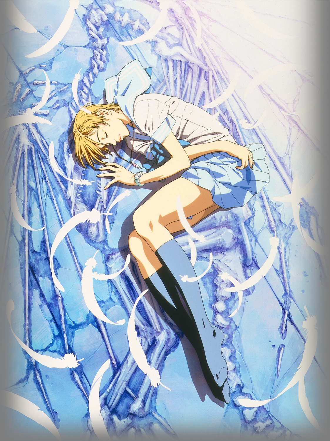 escaflowne, kanzaki_hitomi, seifuku, transparent_png, yuki_nobuteru