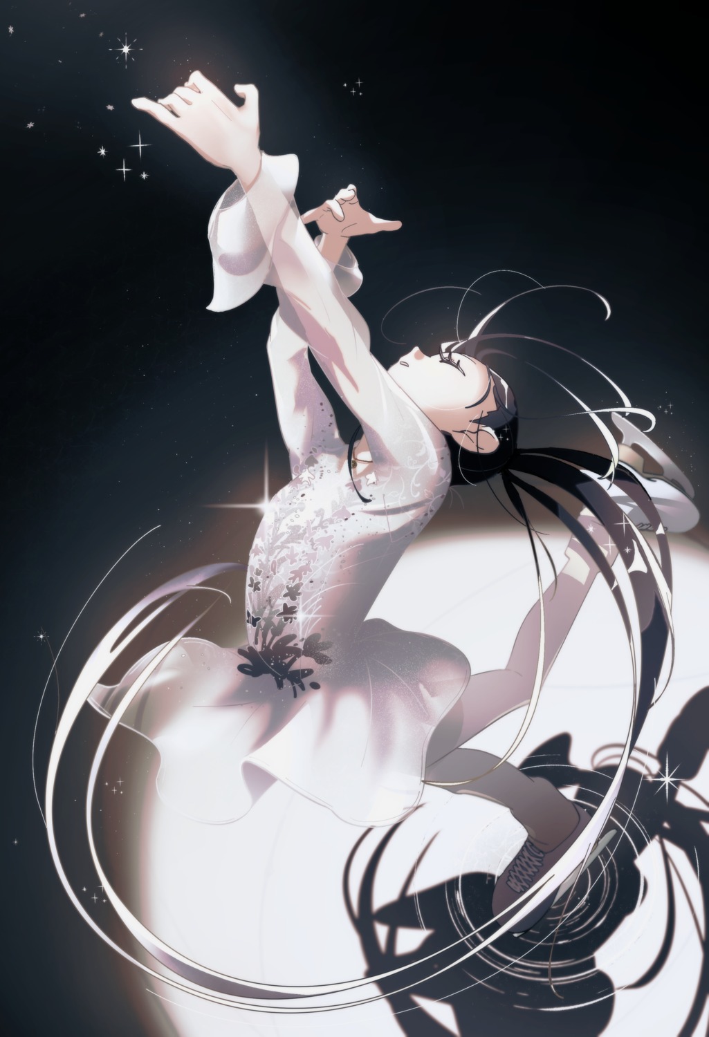dress, ice_skating, kamisaki_hikaru, medalist, nzeneee, see_through, skirt_lift
