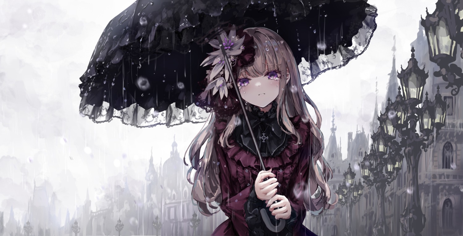 dress, gothic_lolita, lolita_fashion, missile228, umbrella