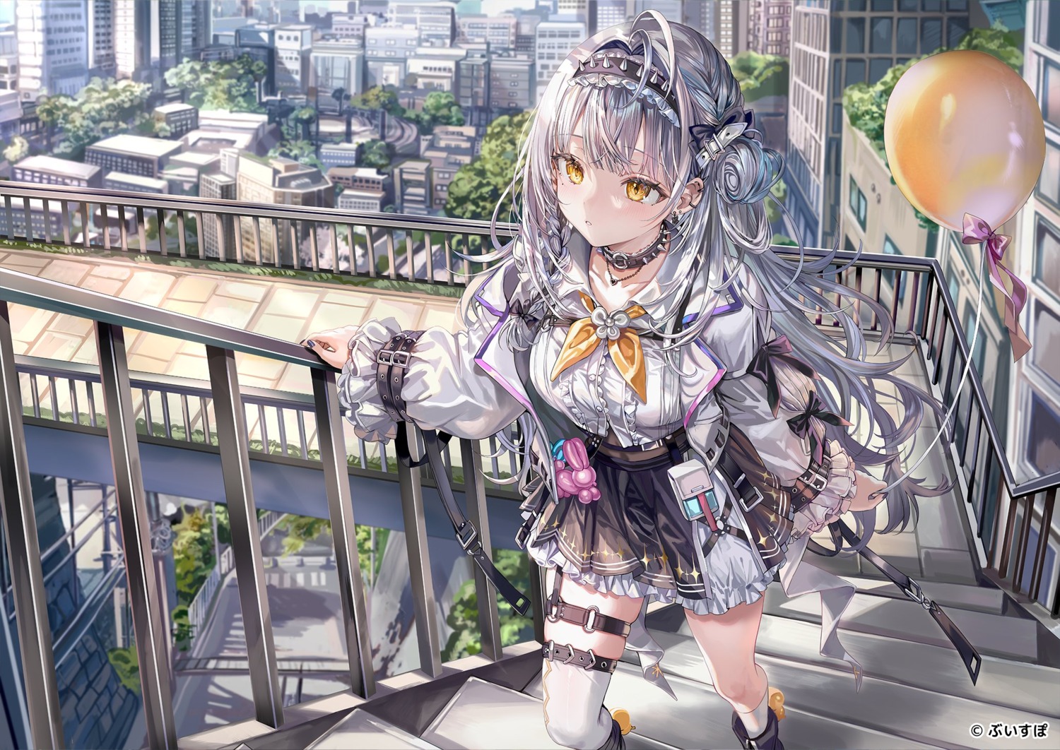 garter, ginjo_saine, momoko_(momopoco), thighhighs, vspo!