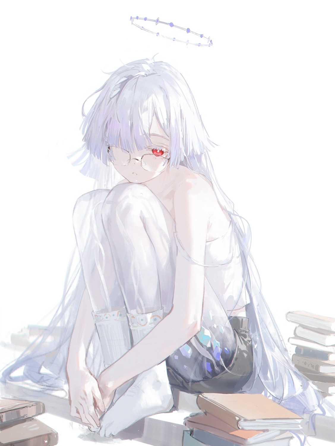 dinoartforame, halo, megane, mornye, no_bra, see_through, wuthering_waves