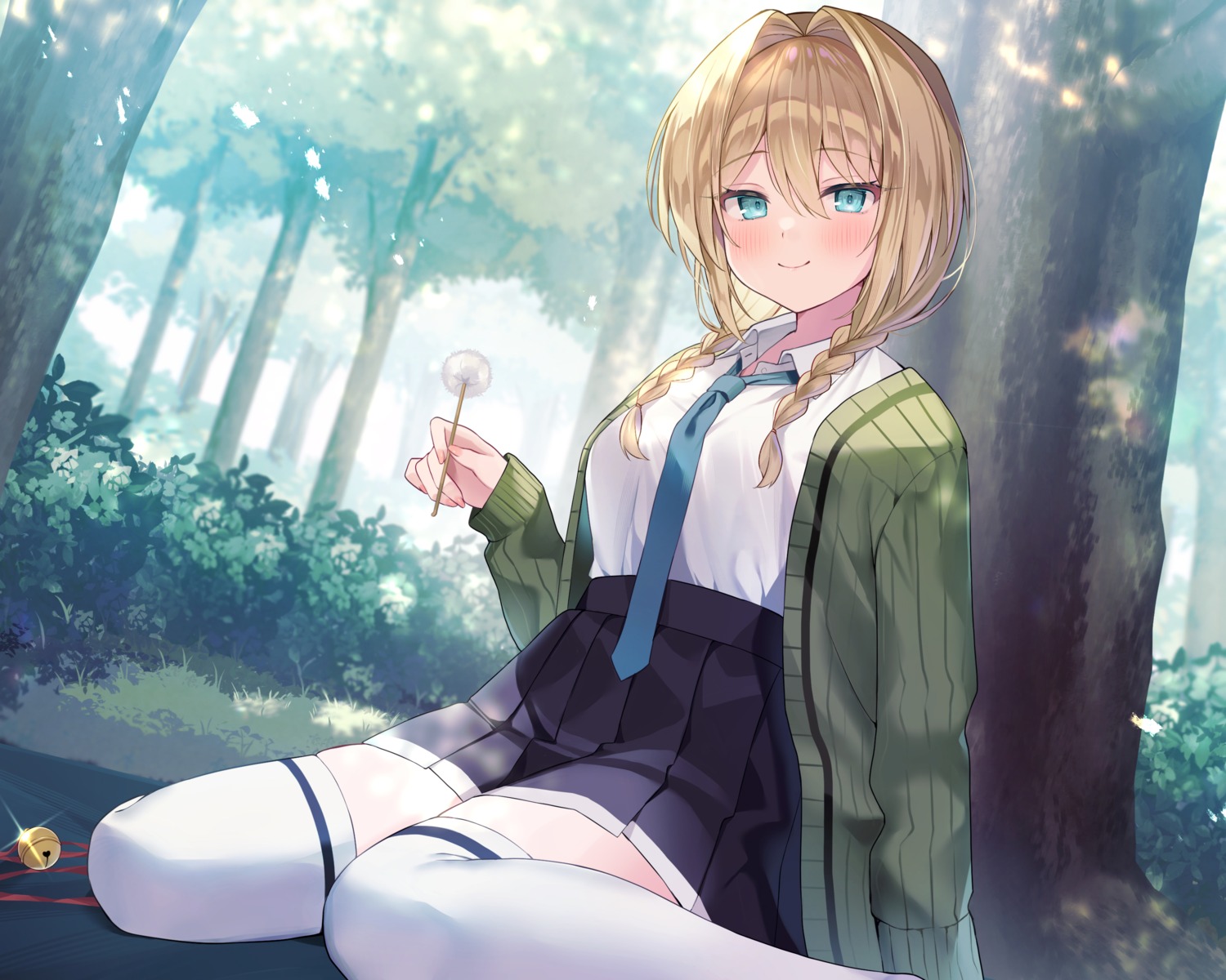 ebihara_beniko, raro, seifuku, sweater, thighhighs