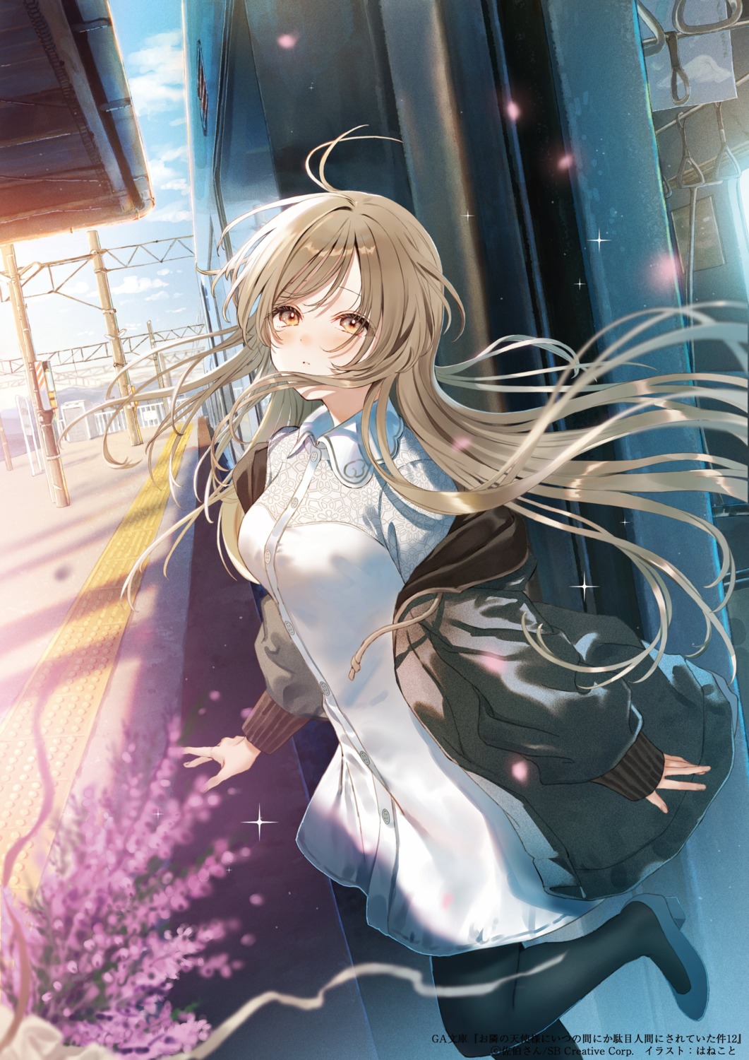 dress, hanekoto, heels, otonari_no_tenshi-sama_ni_itsunomanika_dame_ningen_ni_sareteita_ken, shiina_mahiru