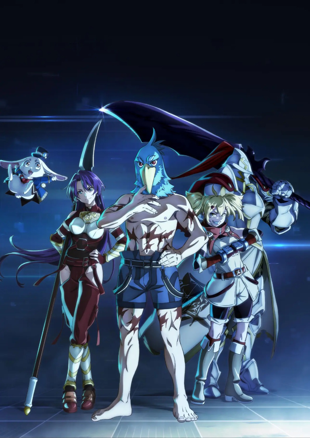 amane_towa, armor, emul, heels, hizutome_rakurou, saiga_rei_(shanfro), shangri-la_frontier, sword