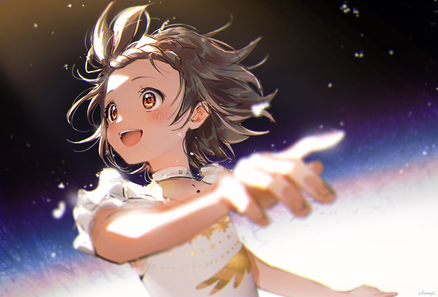 champi, dress, medalist, yuitsuka_inori