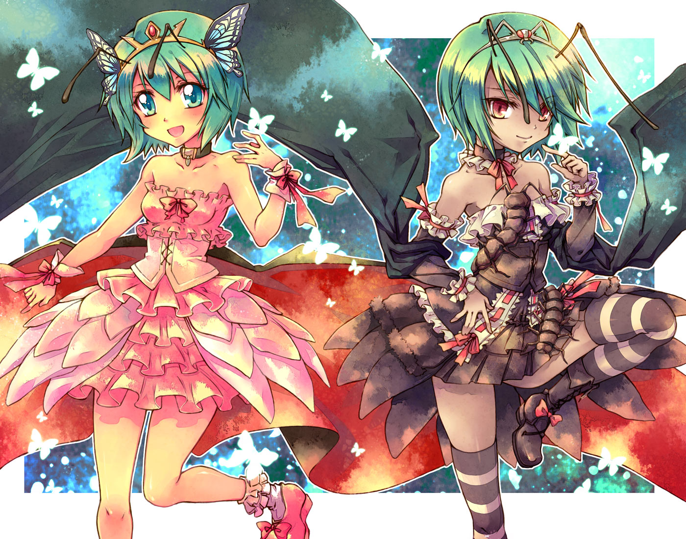 arai_kuma, touhou, wriggle_nightbug