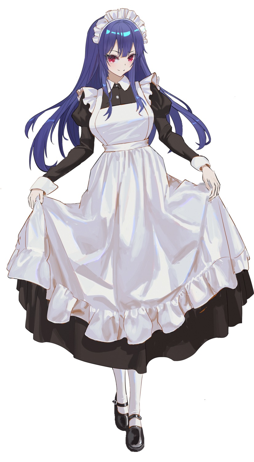 f20, maid, skirt_lift