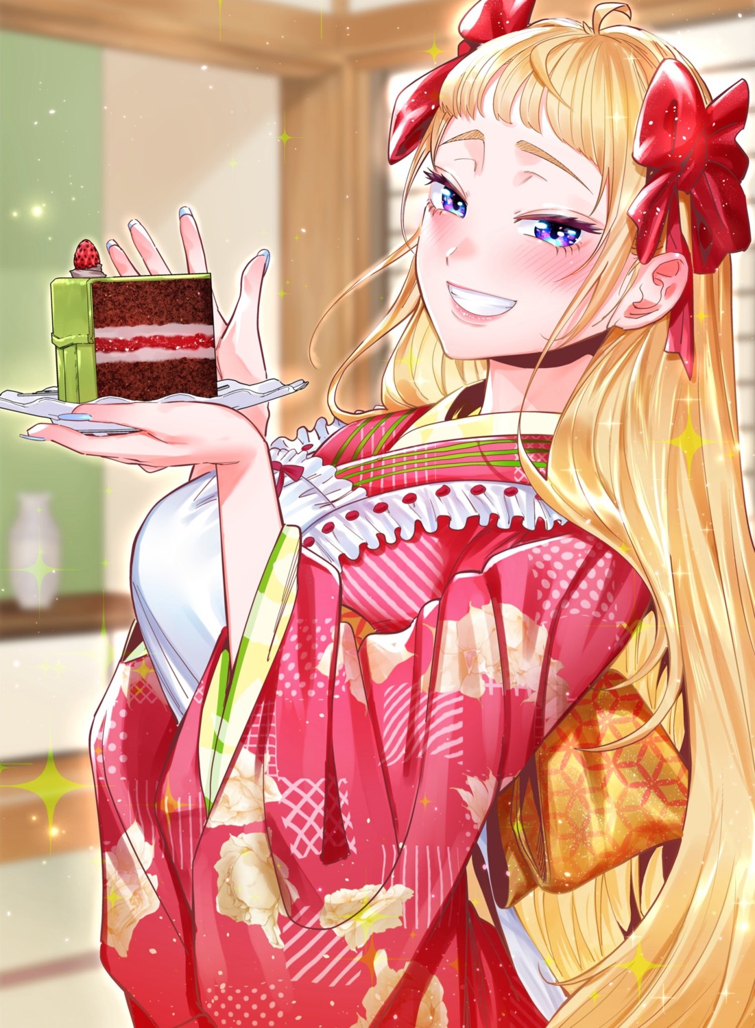 dosanko_gal_wa_namara_menkoi, fuyuki_minami, ikada_kai, kimono, valentine