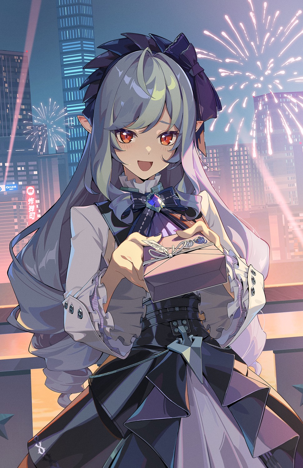daniel_deng, pointy_ears, valentine, vivian_banshee, zenless_zone_zero