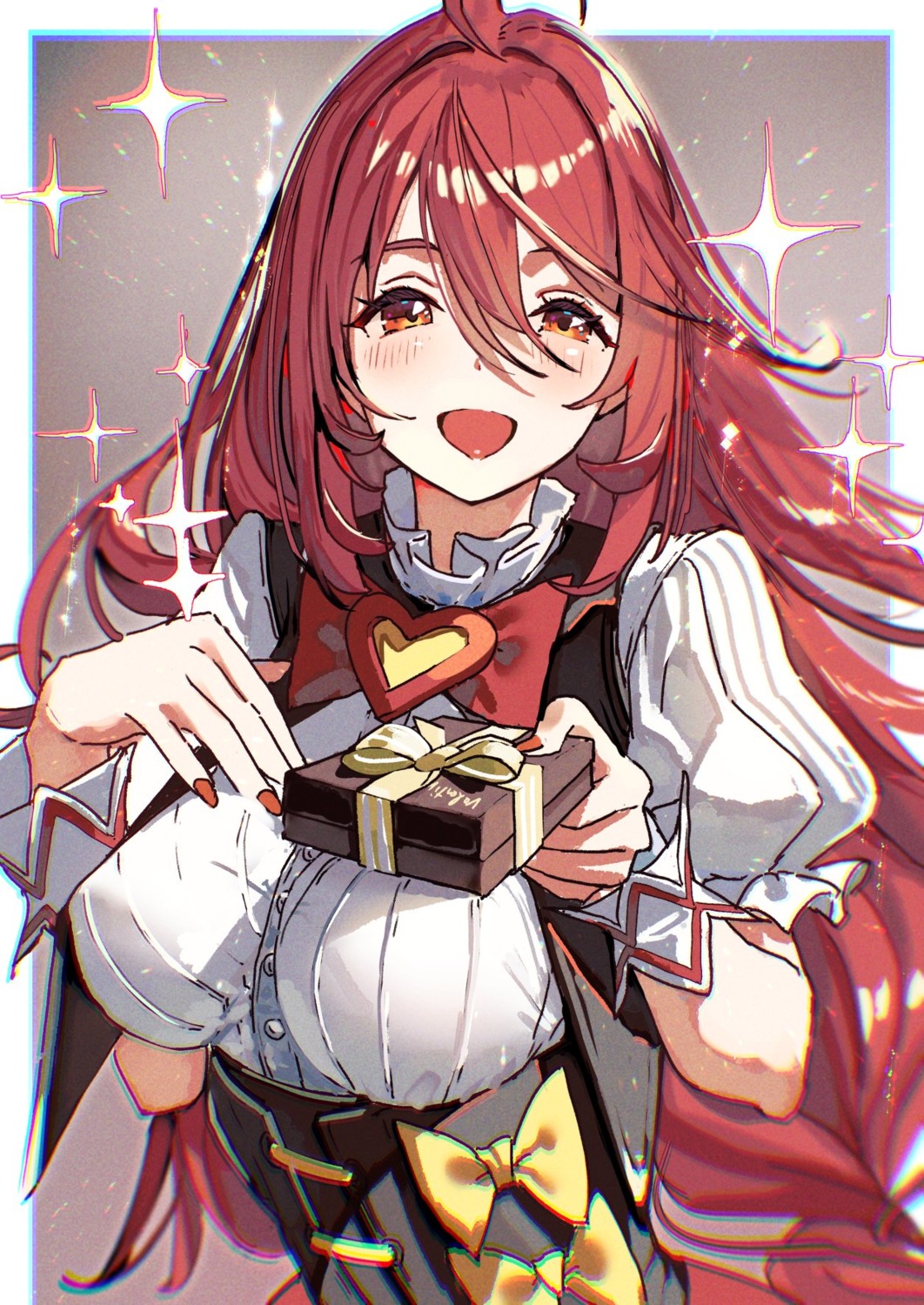 ichinose_idumi, merry_haruhina, ore_no_kaasan_wa_saikyou_no_mahou_shoujo_desu, uniform, valentine