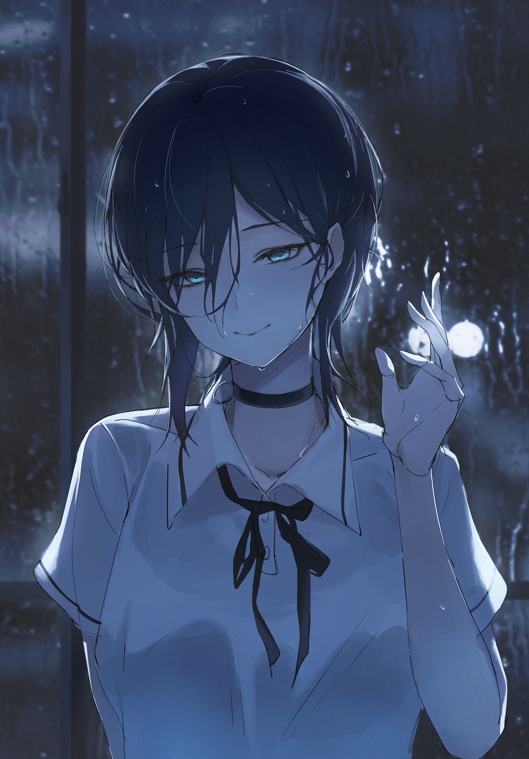 chainsaw_man, moda_(mo_da_3), reze_(chainsaw_man), wet, wet_clothes