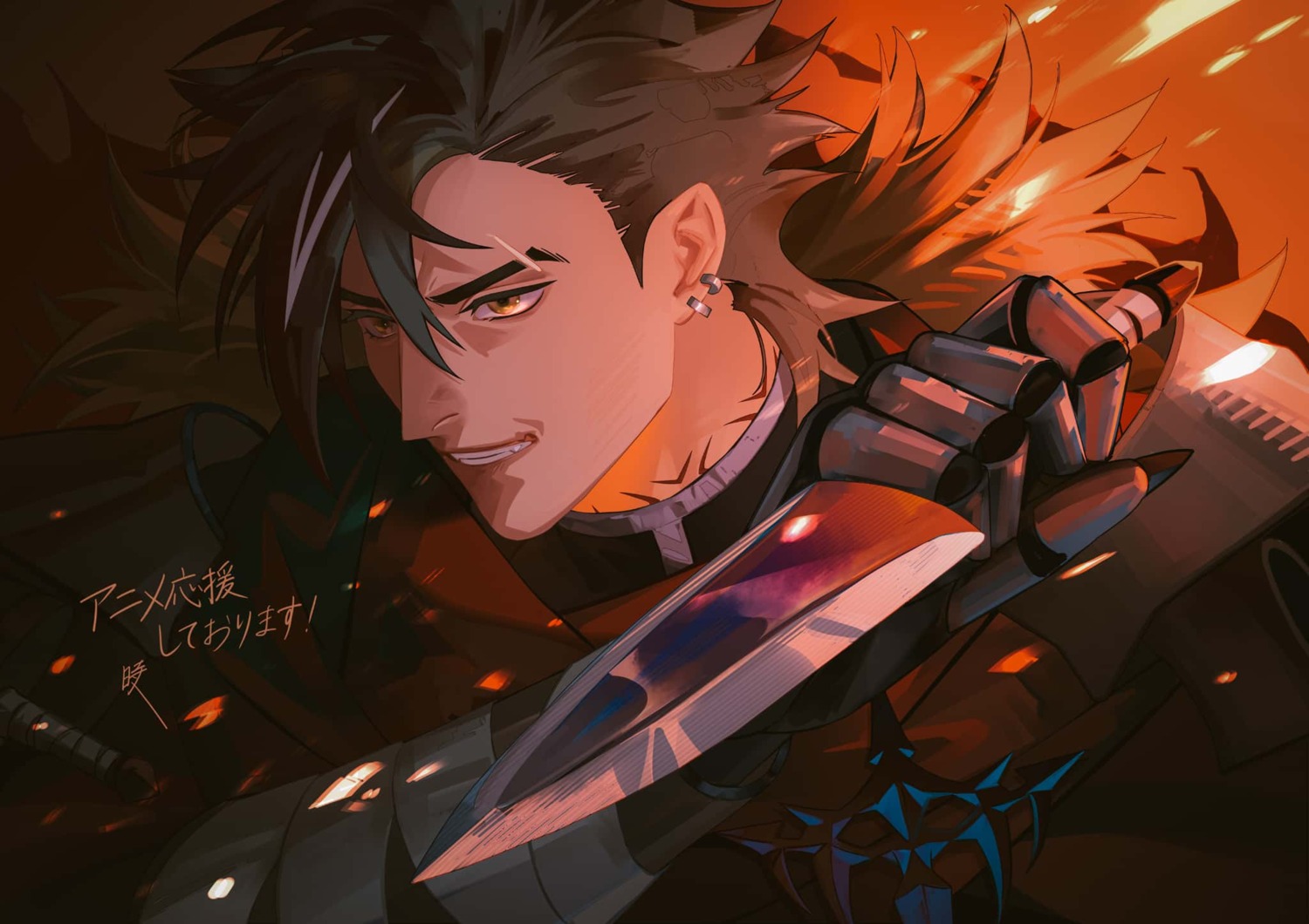 bandages, male, saiga_tokihito, weapon, xylo_forbartz, yuushakei_ni_shosu