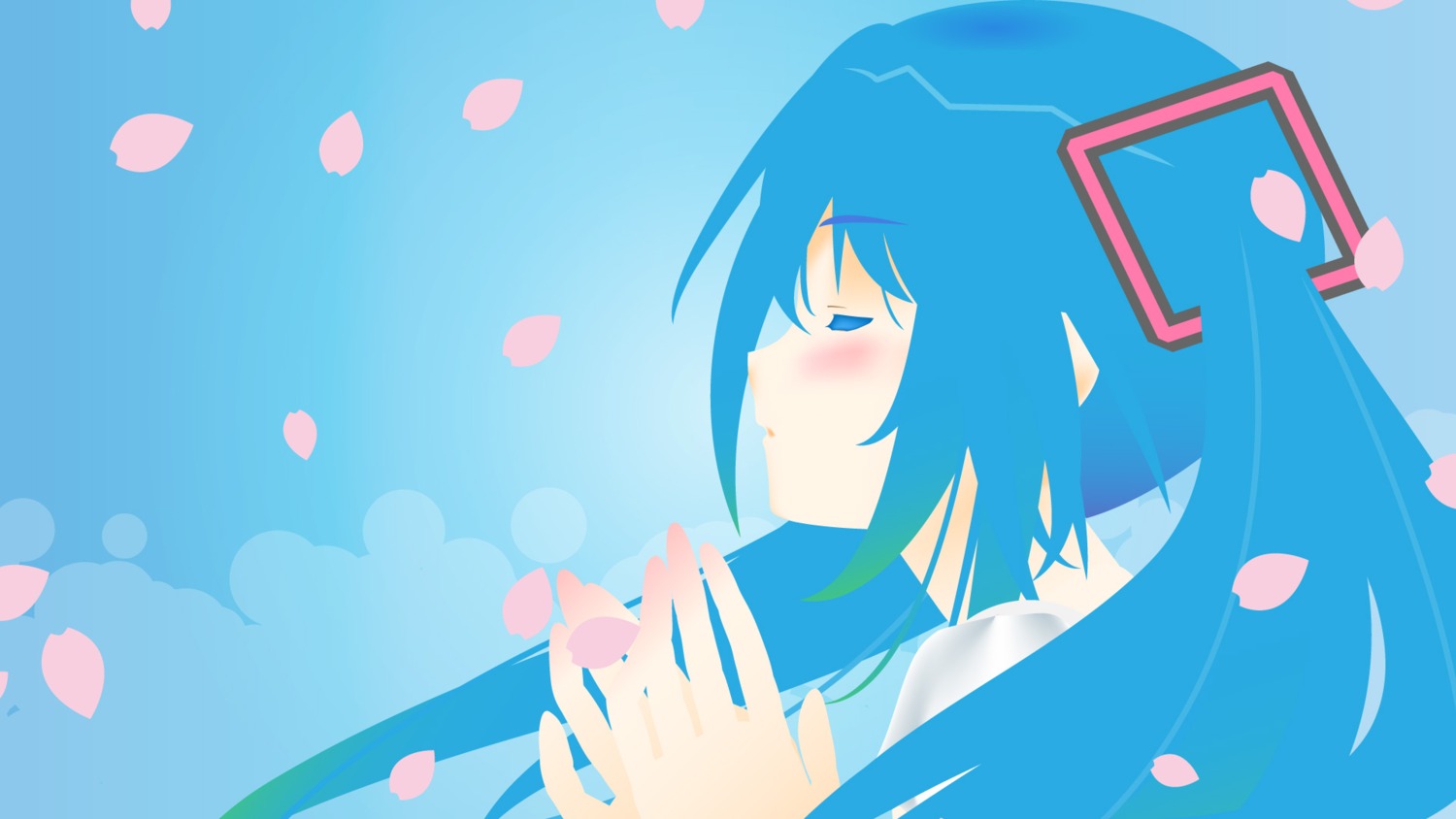 hatsune_miku, minamino_kanata, vocaloid, wallpaper