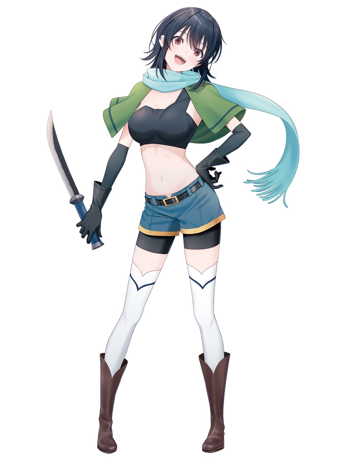 asanagi_umi, bike_shorts, chris_(konosuba), class_de_2-banme_ni_kawaii_onnanoko_to_tomodachi_ni_natta, cosplay, eris_(konosuba), hyuuga_azuri, kono_subarashii_sekai_ni_shukufuku_wo!