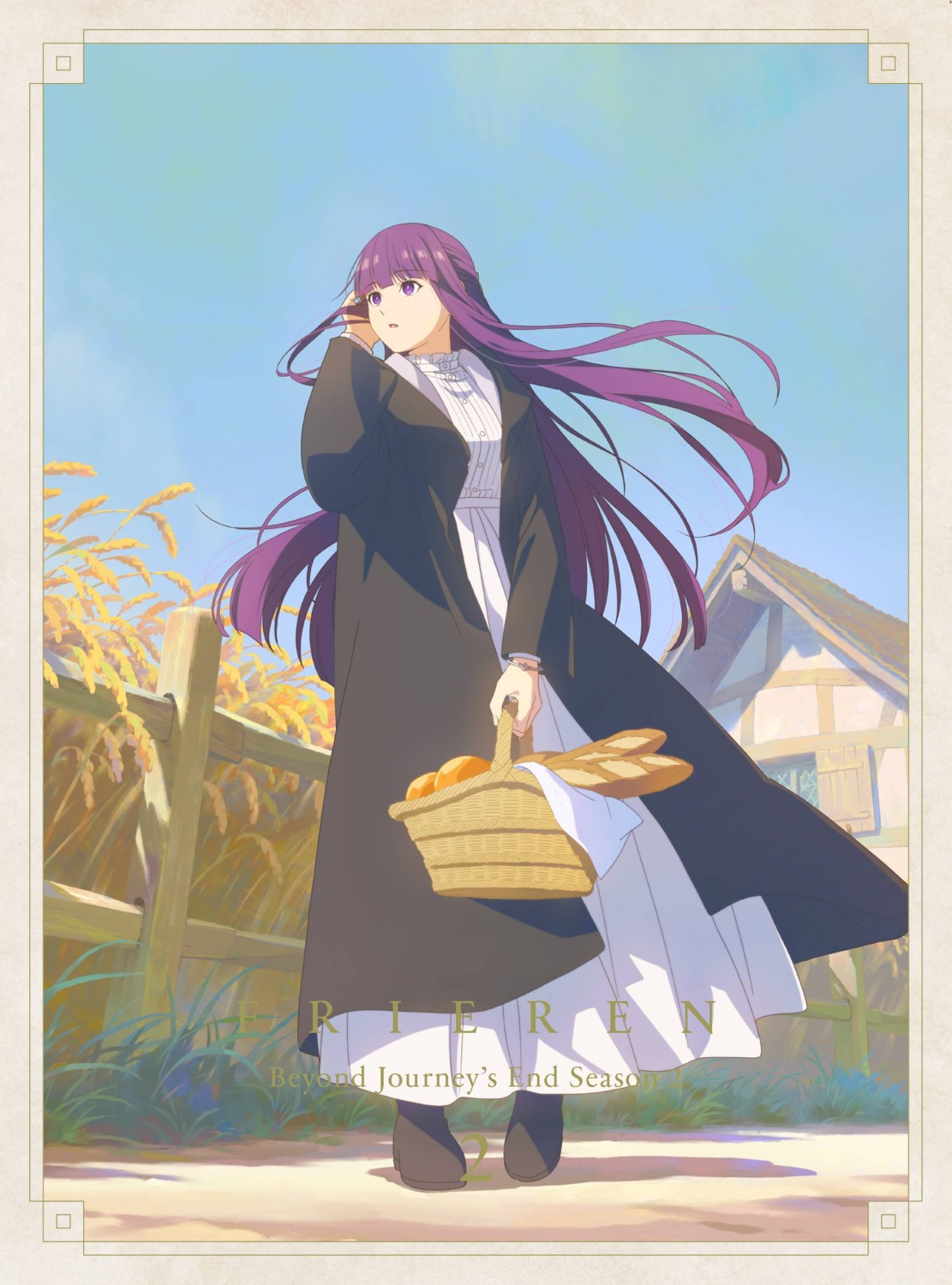 disc_cover, dress, fern, sousou_no_frieren, takase_akiko