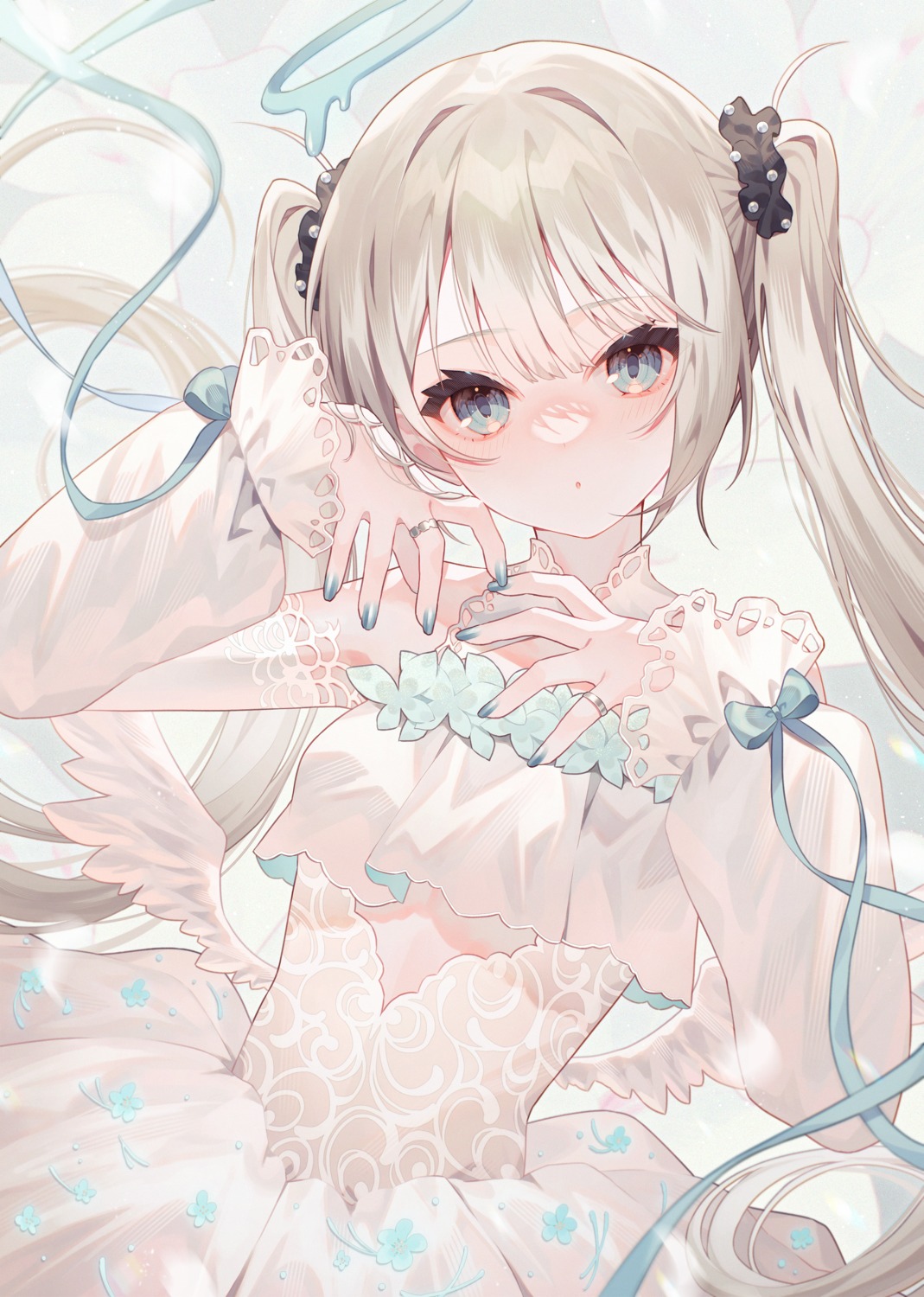 angel, dress, minase_nagi, wings