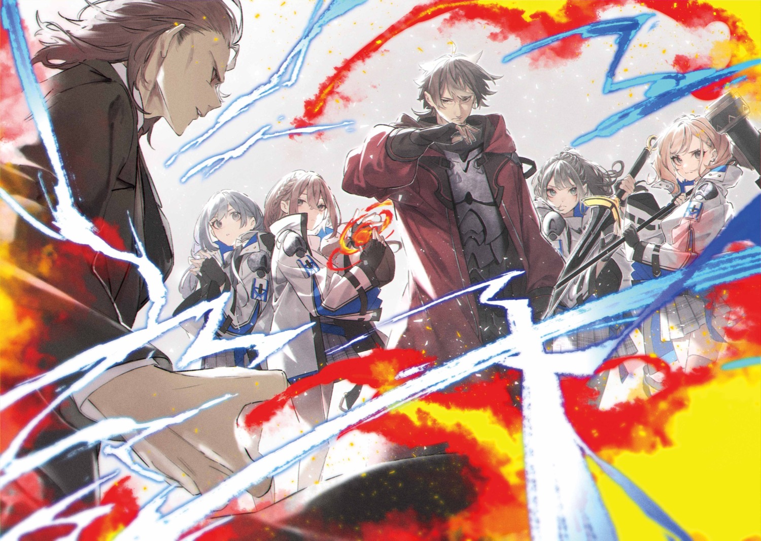 abe_haruka, armor, asada_kana, igami_kousuke, kitahara_yuzu, kuwashima_rein, miyano_mizuki, saitei_rank_no_boukensha_yuusha_shoujo_wo_sodateru