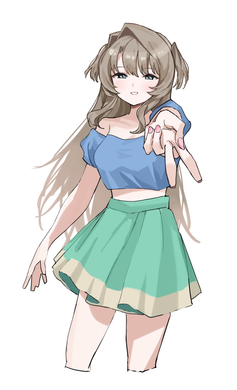 hey, kamiina_botan, kamiina_botan_yoeru_sugata_wa_yuri_no_hana, no_bra