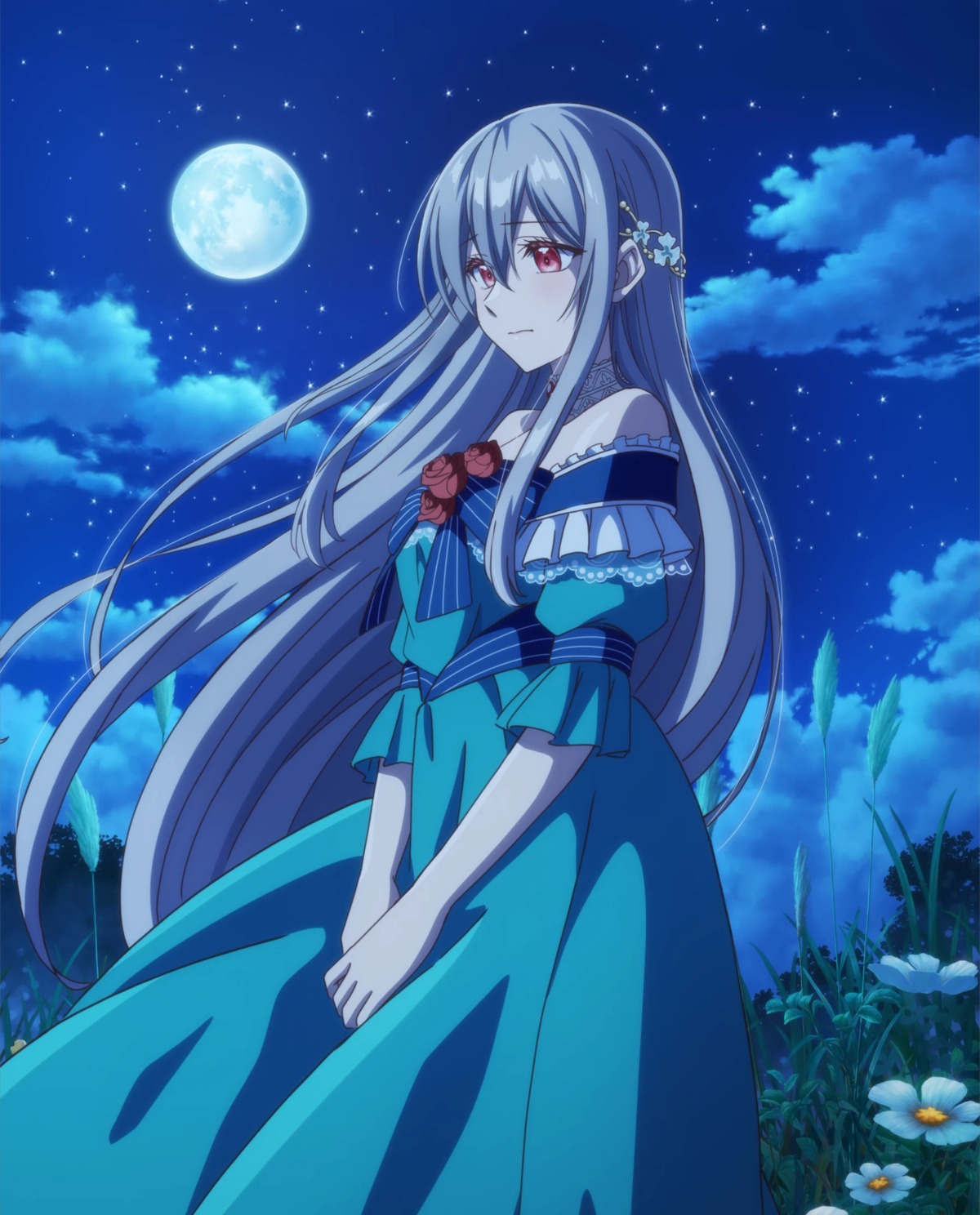 carolina_ruby_martinez, dress, mujikaku_seijo_wa_kyou_mo_muishiki_ni_chikara_wo_tare_nagasu, tagme
