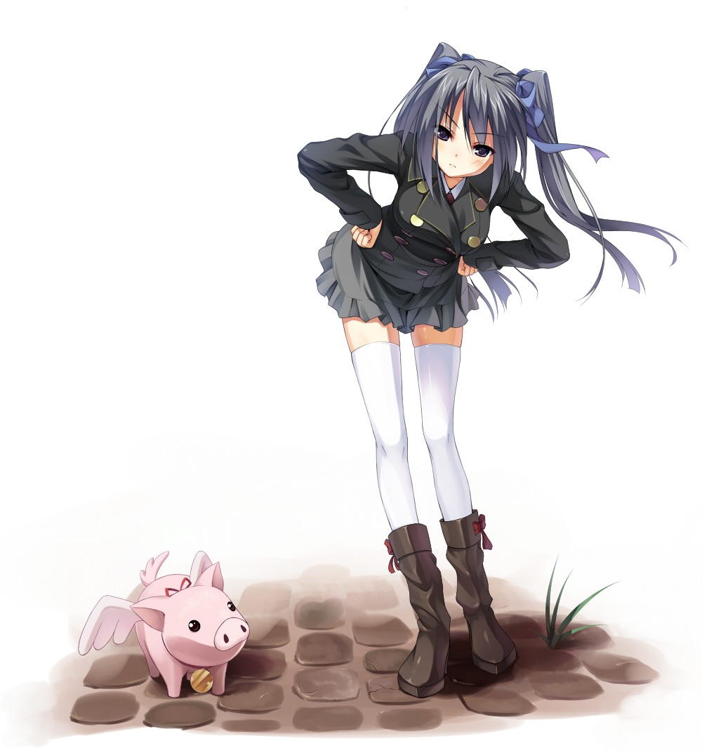 edy_nelson, senji, thighhighs, uniform, valkyria_chronicles