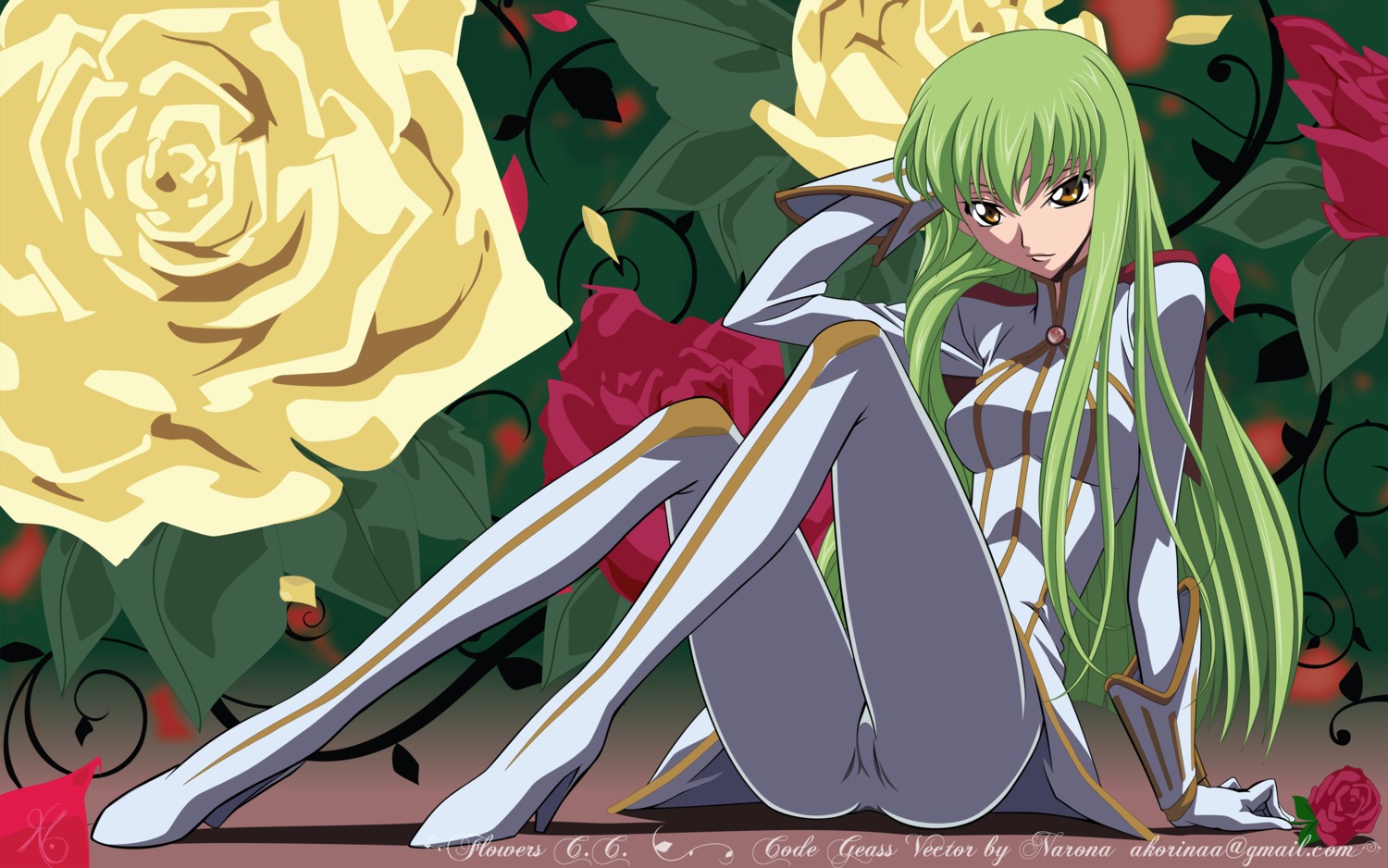 bodysuit, c.c., code_geass, sakamoto_shuuji, vector_trace, wallpaper, watermark