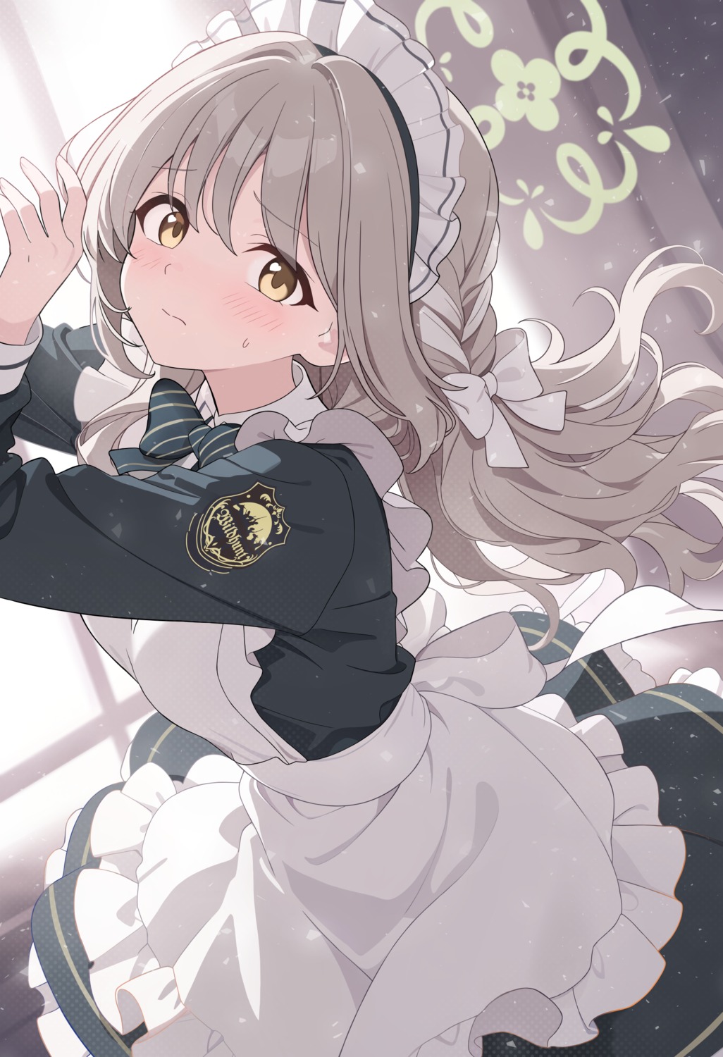 blue_archive, halo, honyara-san, maid, sakurai_miyo