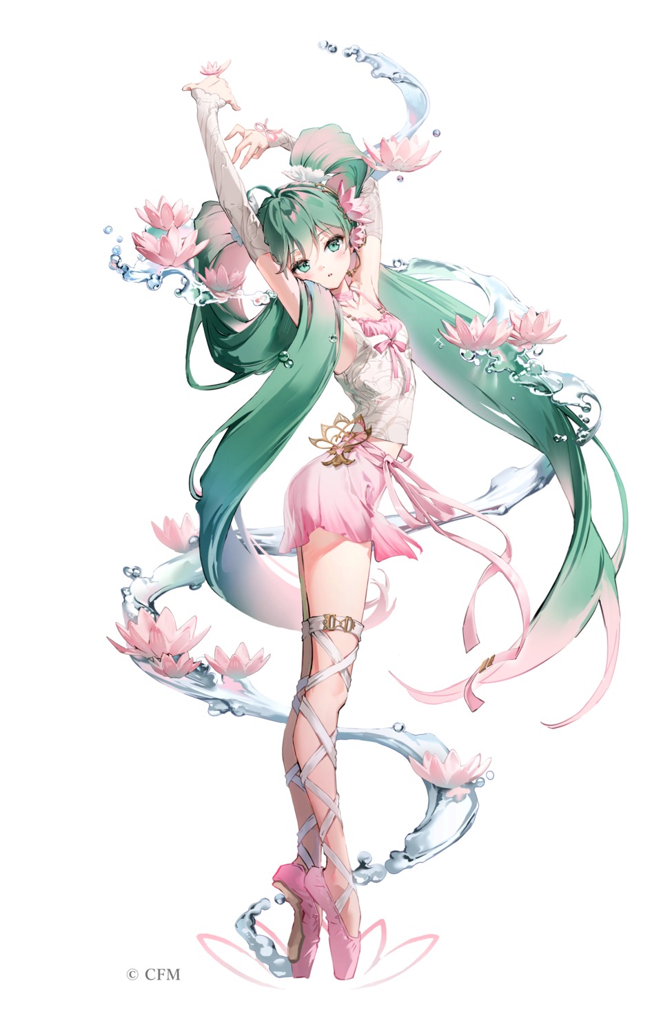 anmi, garter, hatsune_miku, vocaloid