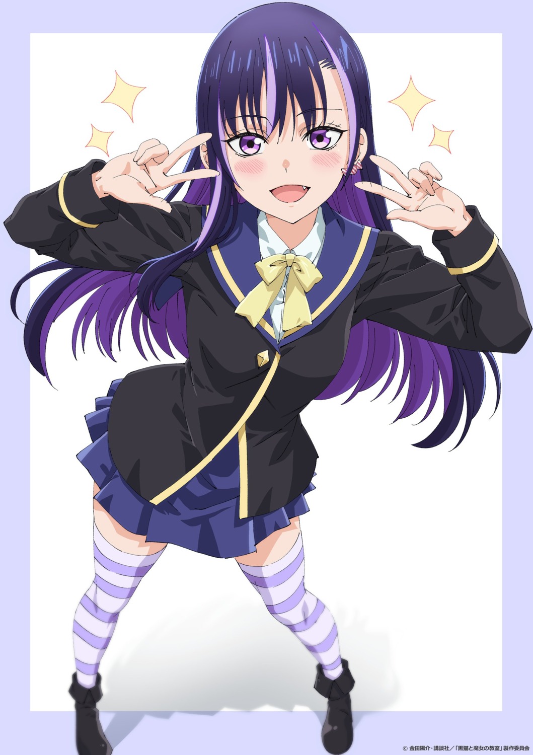 aria_aquarius, kuroneko_to_majo_no_kyoushitsu, onoda_takayuki, seifuku, thighhighs