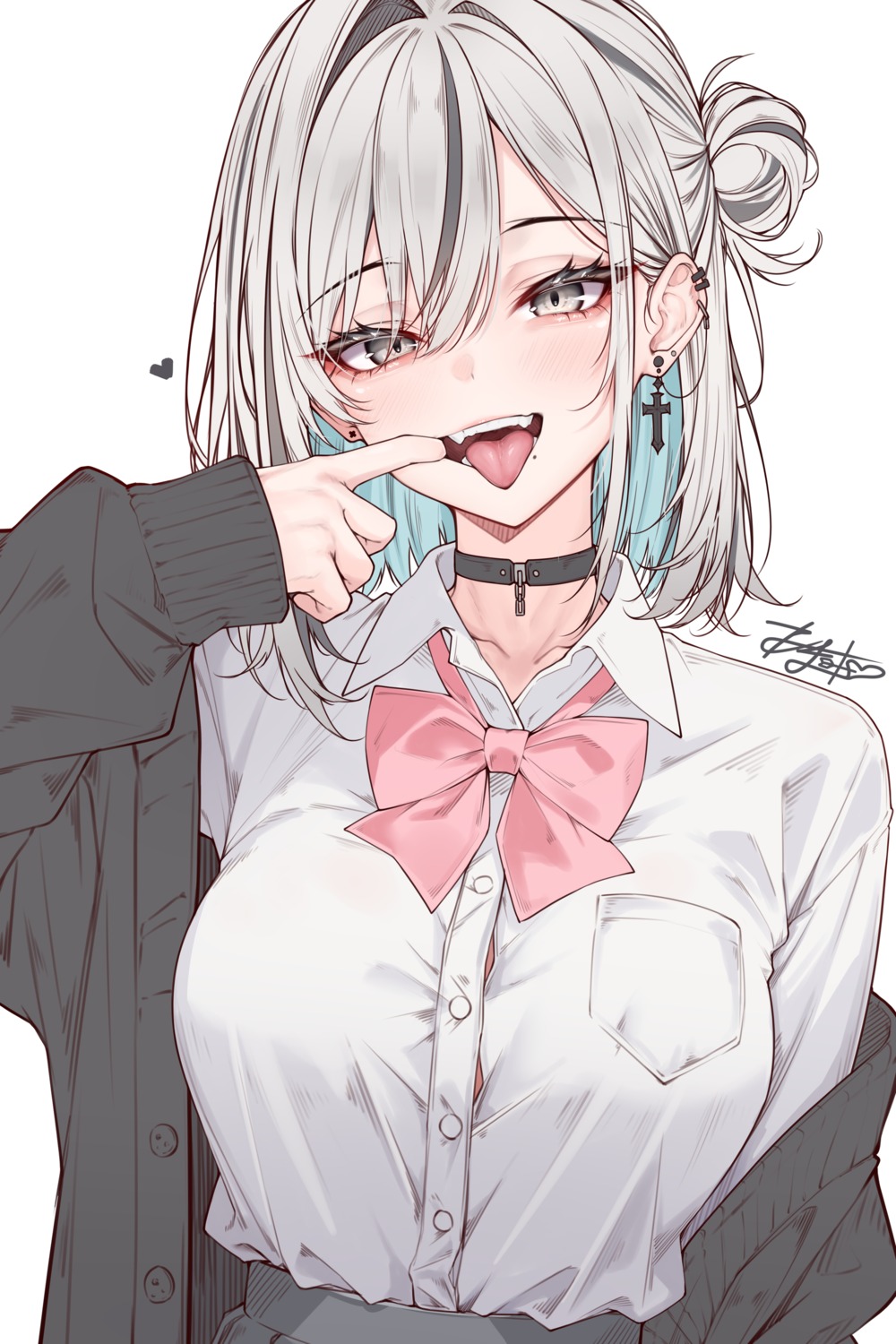 amaki_daisuke, seifuku, sweater