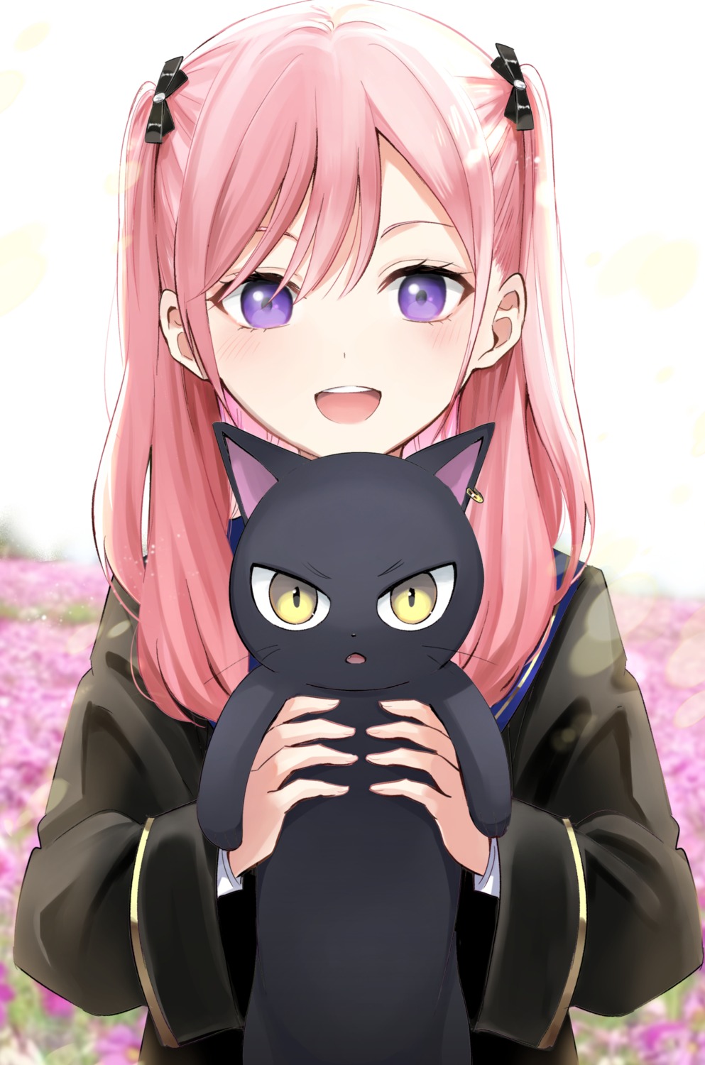 claude_sirius, kaneda_yousuke, kuroneko_to_majo_no_kyoushitsu, neko, seifuku, spica_virgo