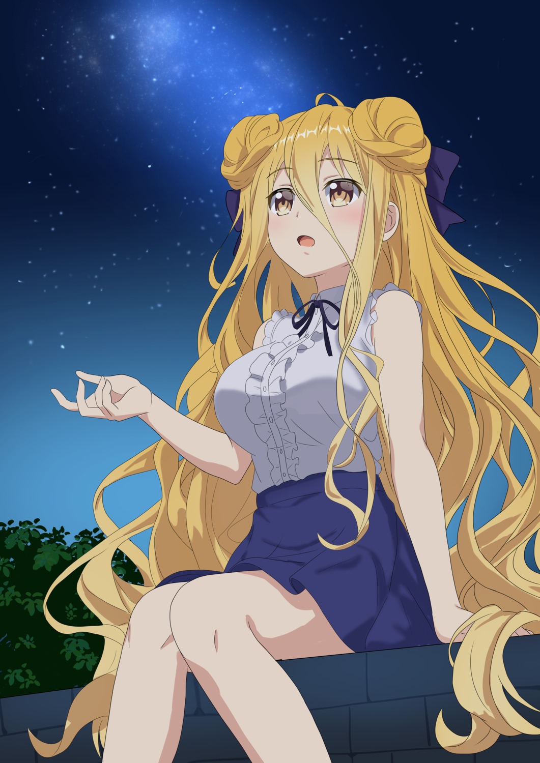 date_a_live, hoshimiya_mukuro, skirt_lift, sukima