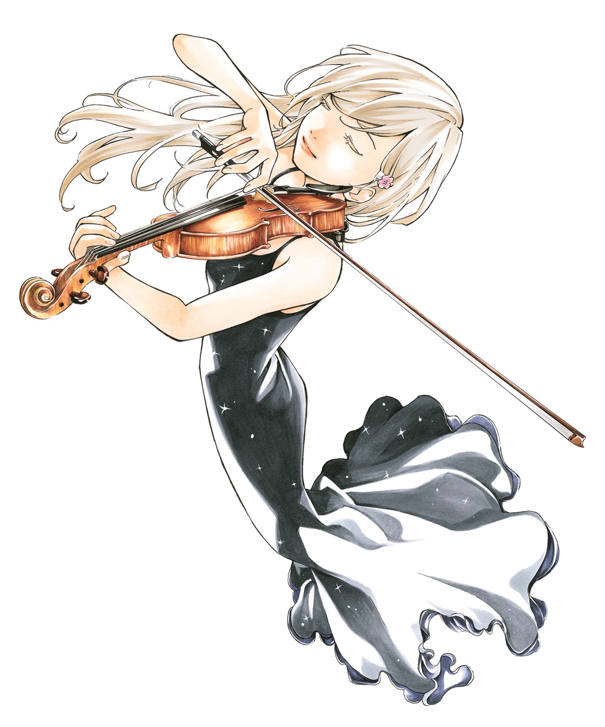 arakawa_naoshi, dress, miyazono_kaori, shigatsu_wa_kimi_no_uso