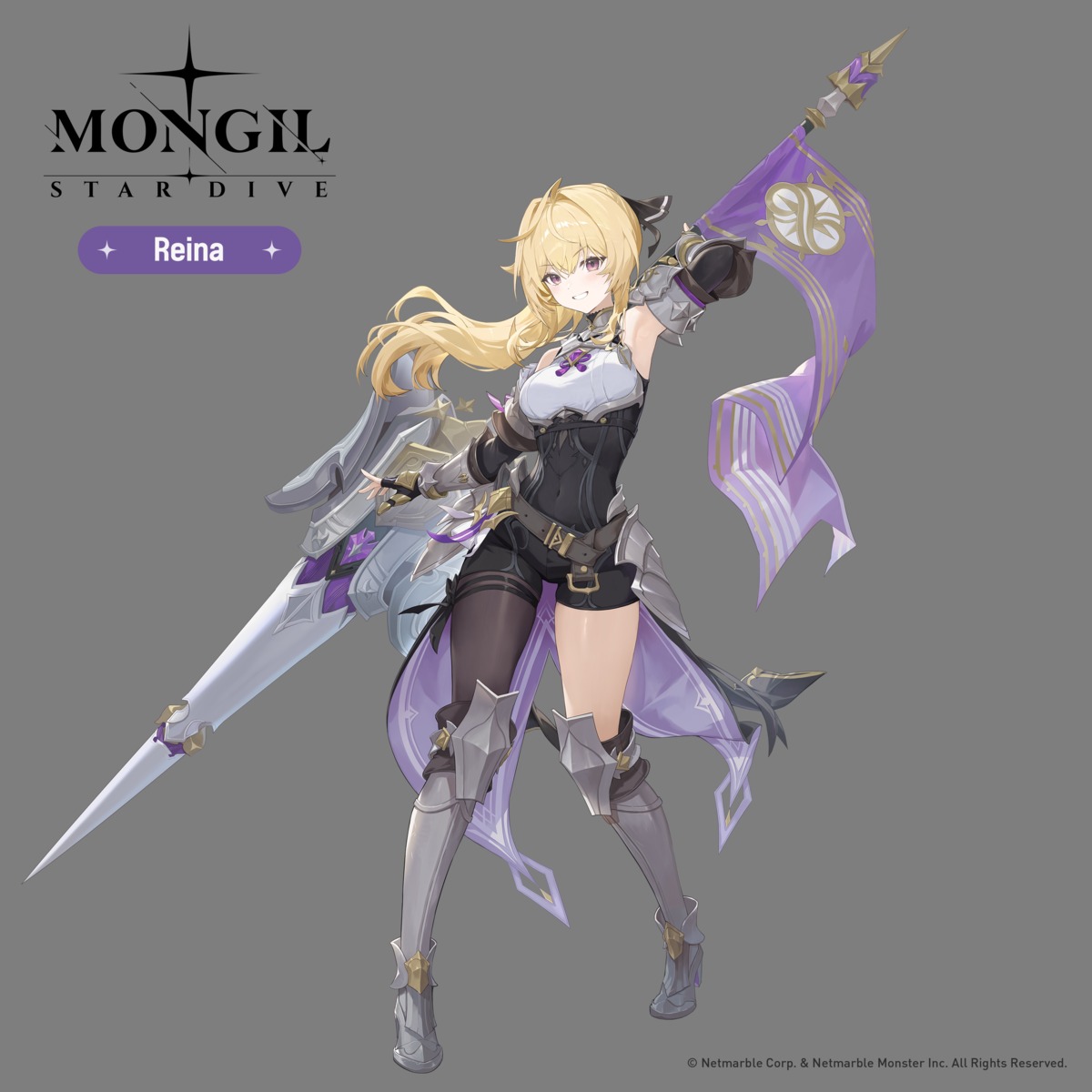 armor, garter, heels, mongil:_star_dive, tagme, thighhighs, transparent_png, weapon