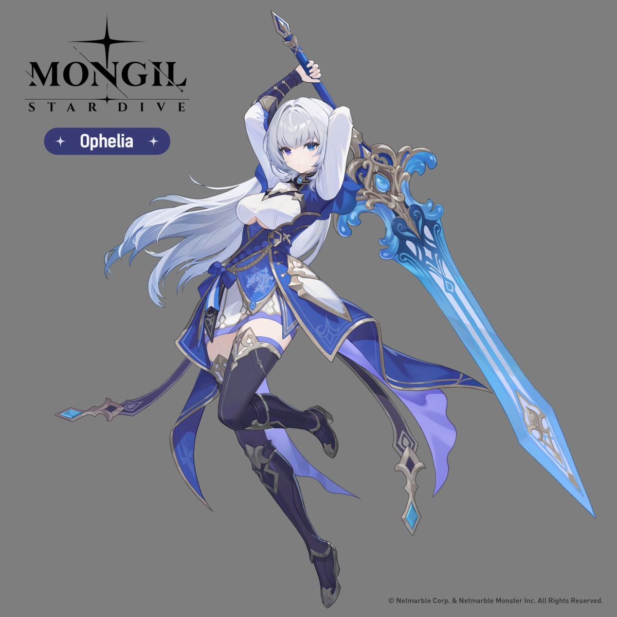 heels, heterochromia, mongil:_star_dive, sword, tagme, thighhighs, transparent_png