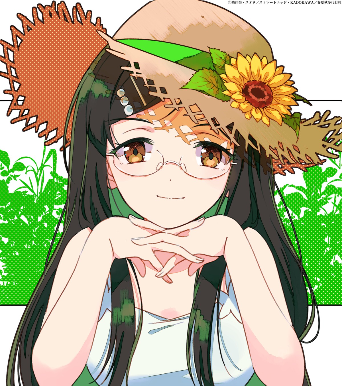 hazakura_ruri, megane, shunkashuutou_daikousha, takahashi_saeko
