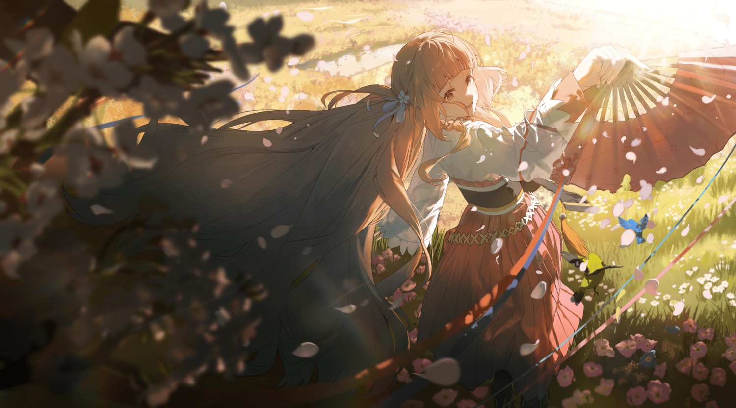 japanese_clothes, kayou_hinagiku, shunkashuutou_daikousha, yurun_(yurun_ume)