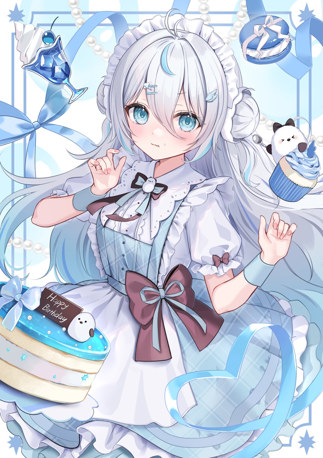 cream, fuyoyo, maid, noripro, yukinose_kumochi
